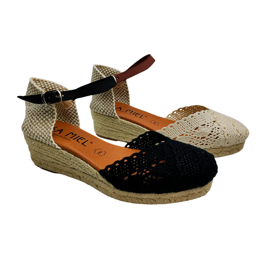 Espardeña de mujer con cuña Issa Miel