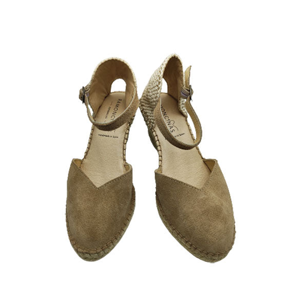 Alpargata de cáñamo y serraje con pulsera Ramoncinas