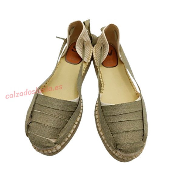 Alpargata con plataforma de cáñamo Salvi