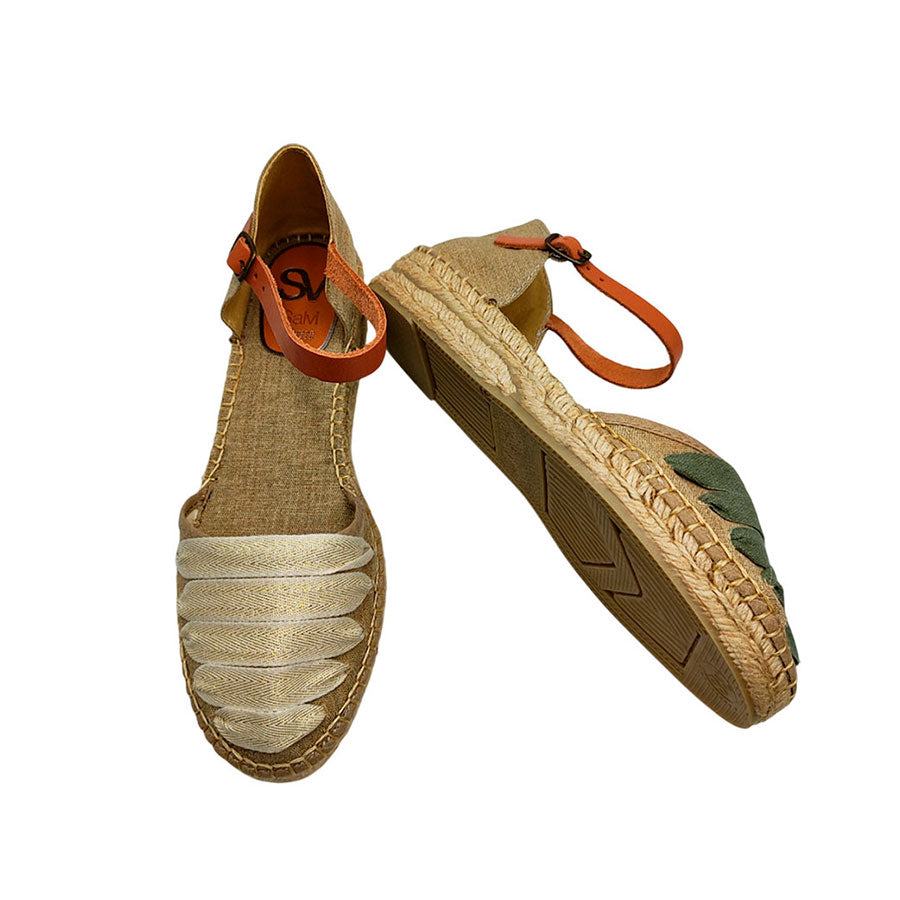 Alpargata plana con hebilla Salvi Calzados