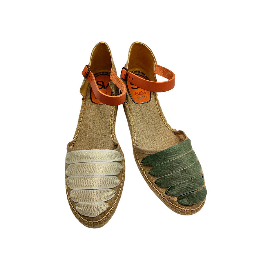 Esparteña plana de cáñamo Salvi