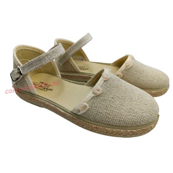 Alpargata de lino para ceremonias