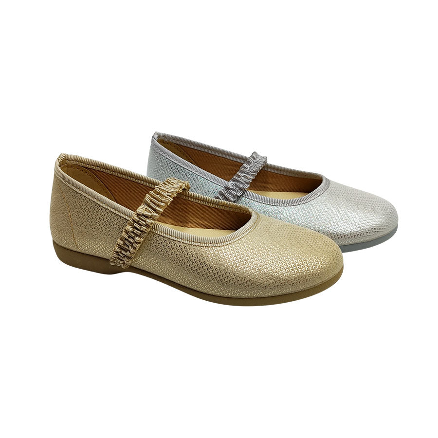 Bailarina metalizada dorada de Vulca-Bicha