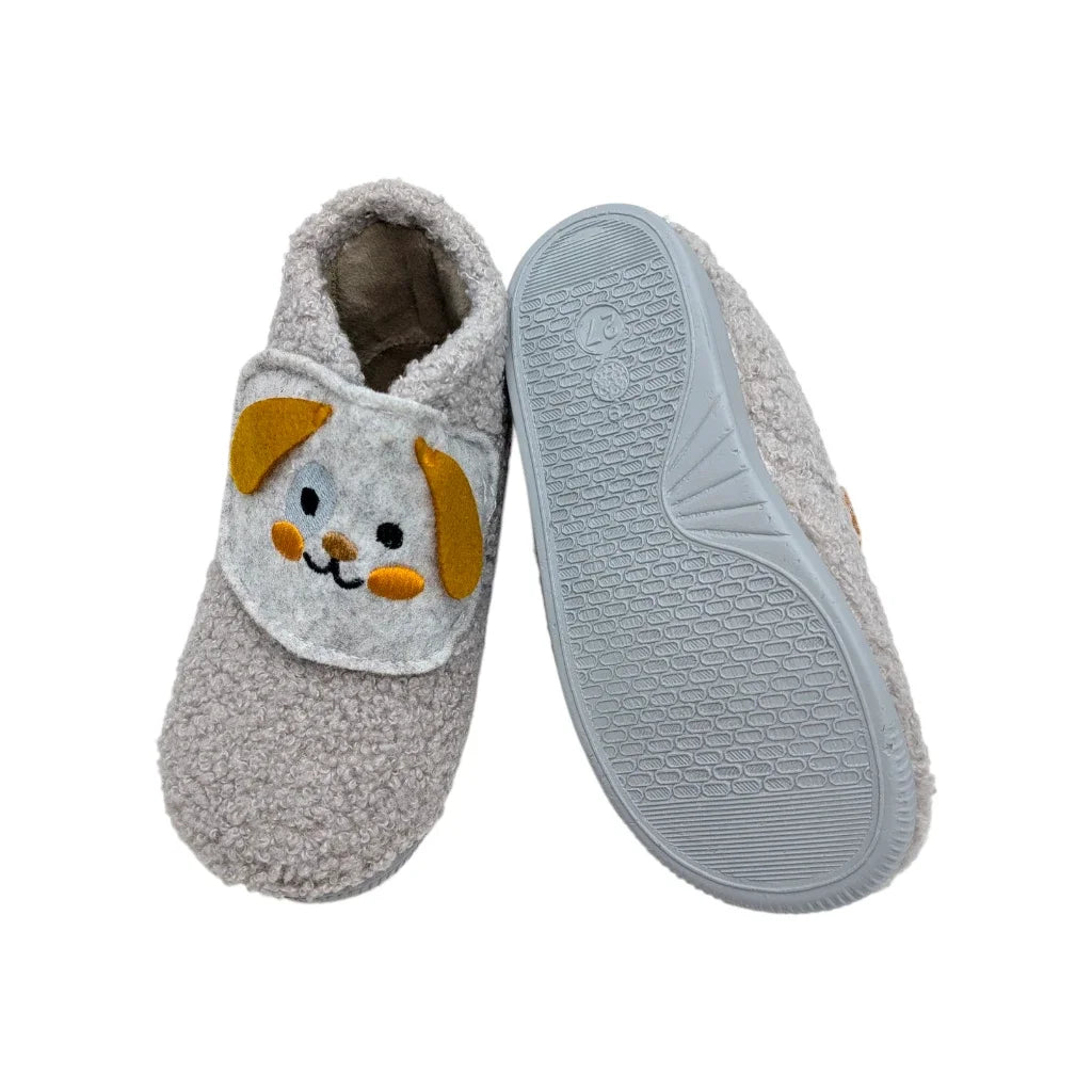 Suela flexible antideslizante de zapatillas de estar por casa para niños