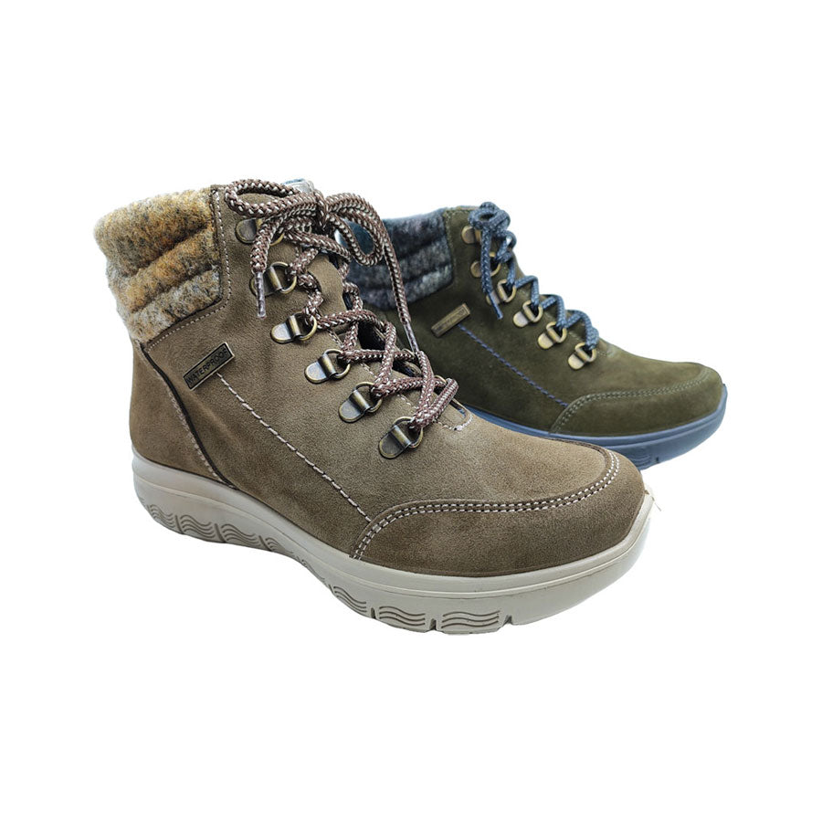 Botín de serraje para mujer