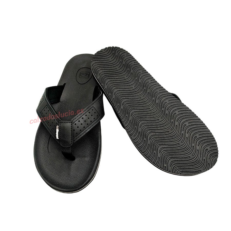 Chancla de goma y dedo textil de Beppi