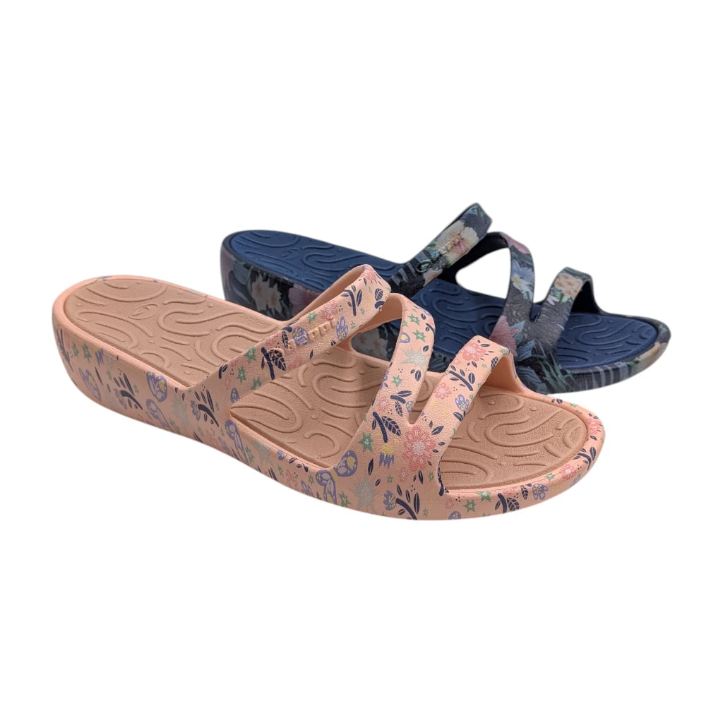 Chanclas de cuña con tiras cruzadas marca Beppi