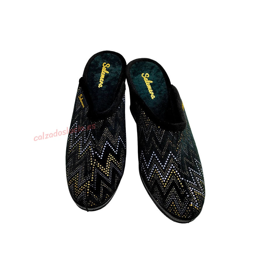 Zueco cuña alta Salemera estampado Habana