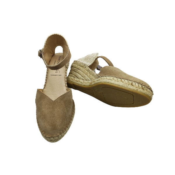 Alpargata de cáñamo y serraje con pulsera Ramoncinas