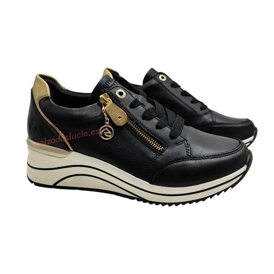 Deportivo de vestir Remonte en negro