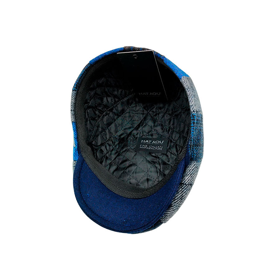 Gorra casco tejido patchwork de Hat You