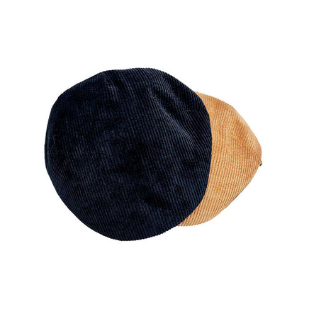 Gorra plana de pana para hombre