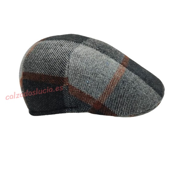 Gorra gris y negra Hat You de vestir
