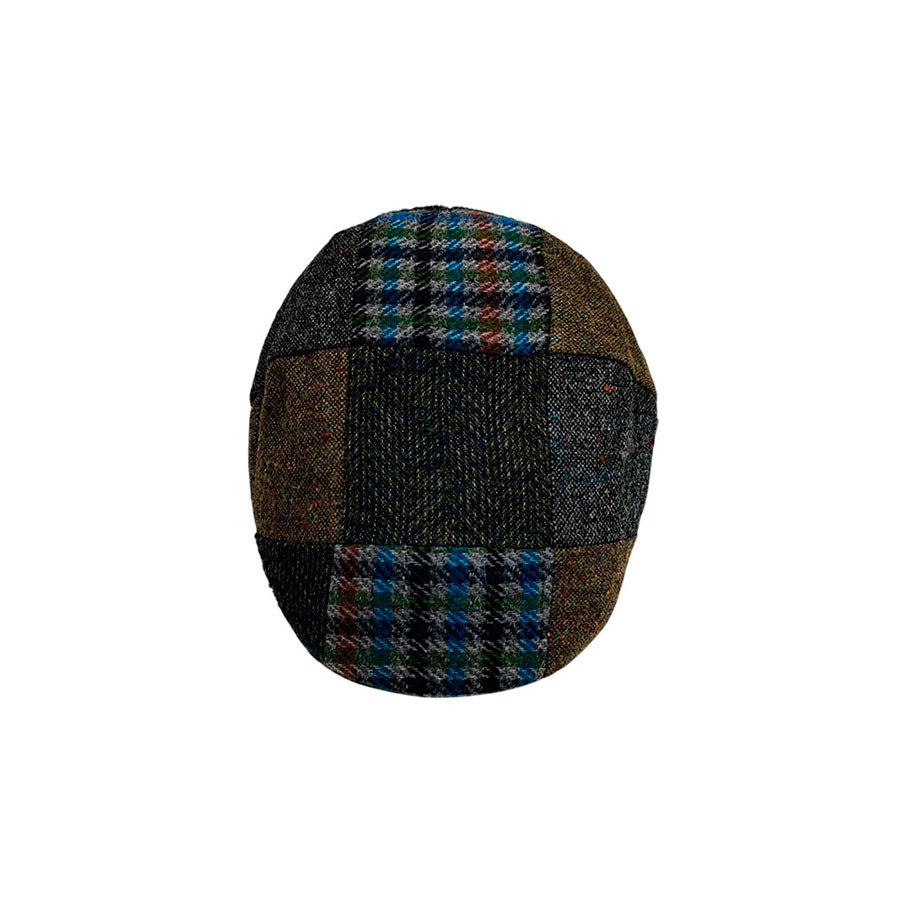 Gorra verde patchwork hombre