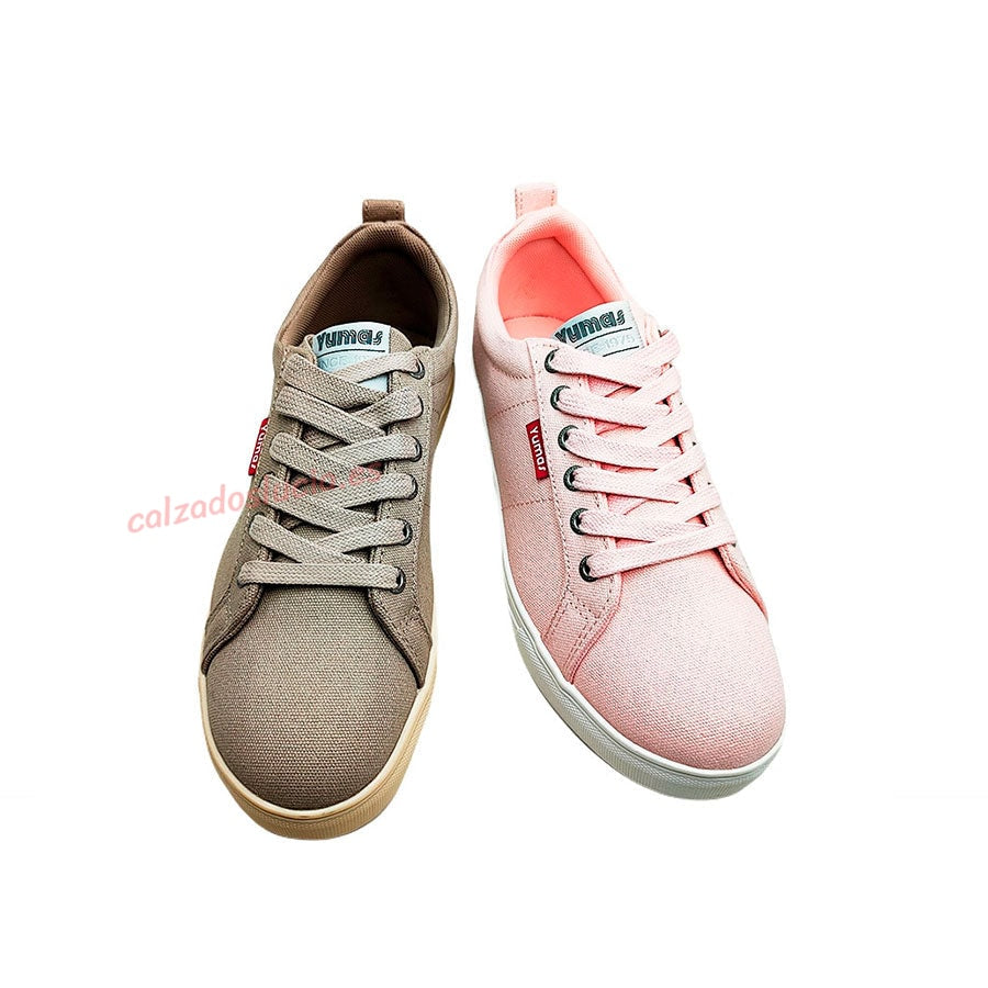 Zapatilla de lona para chica modelo Derek de Yumas