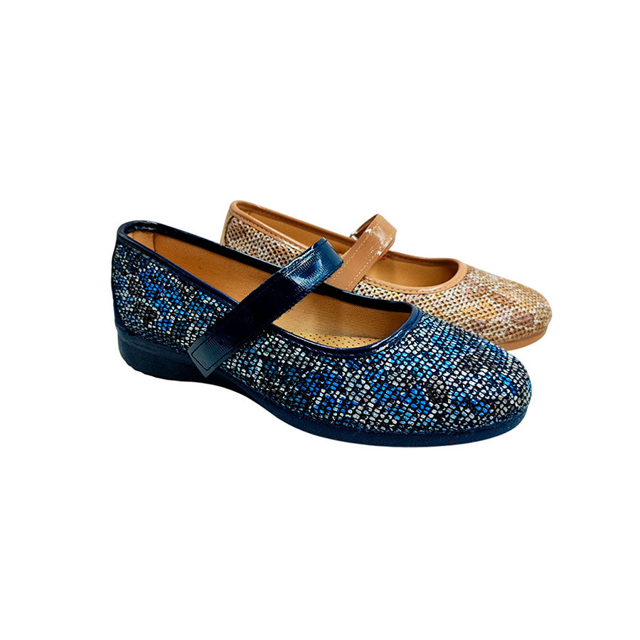 Zapato Vulca-Bicha mujer en azul