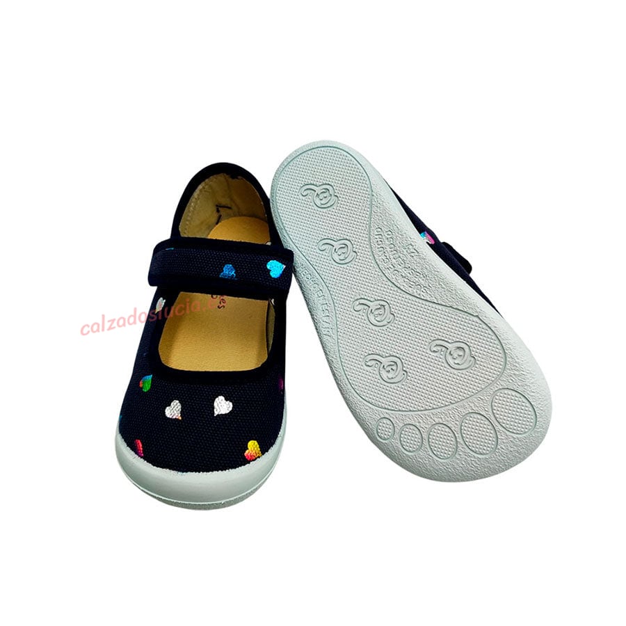 Mercedita respetuosa de lona Vul-Peques