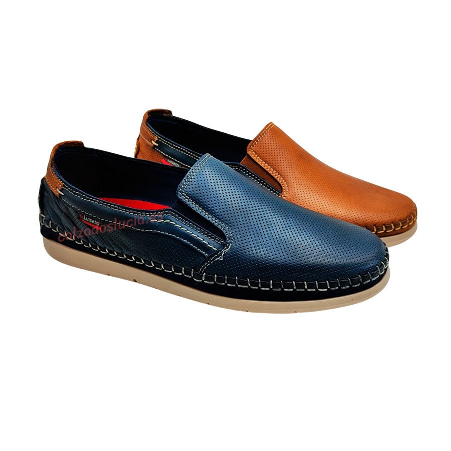 Zapato de verano para hombre en piel suave