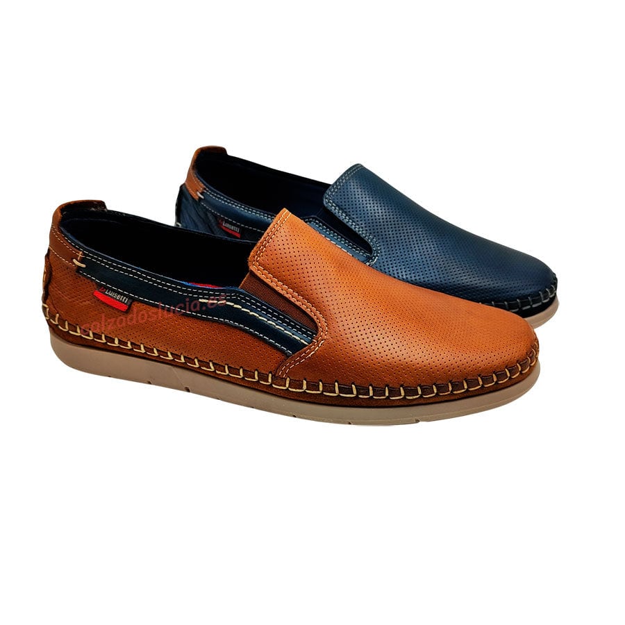 Zapato de rejilla Luisetti marrón 29505NC