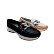Mocasín deportivo Rieker en negro y blanco
