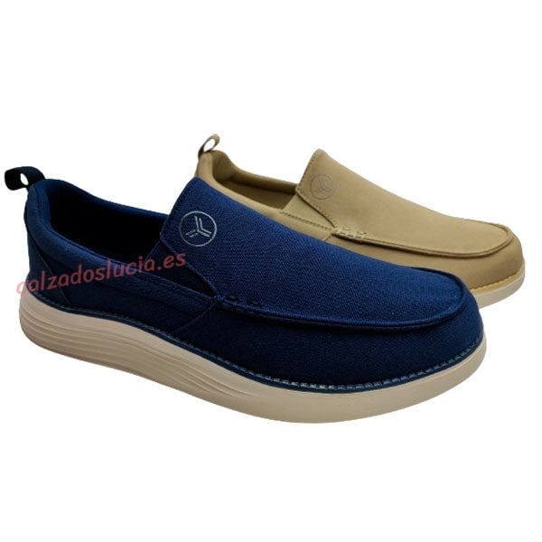 Zapatilla casual de lona para hombre