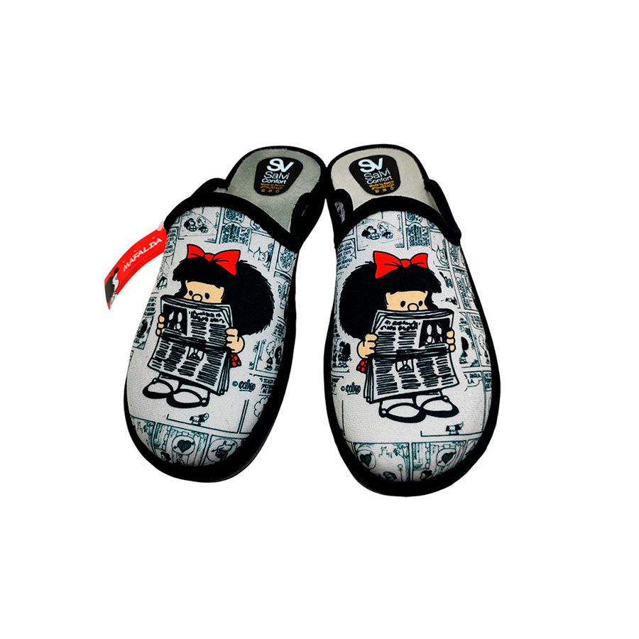 Zapatilla de casa curiosidades de Mafalda