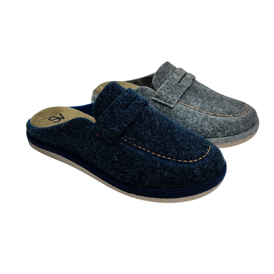 Zapatilla de casa mocasín de hombre Salvi Calzados