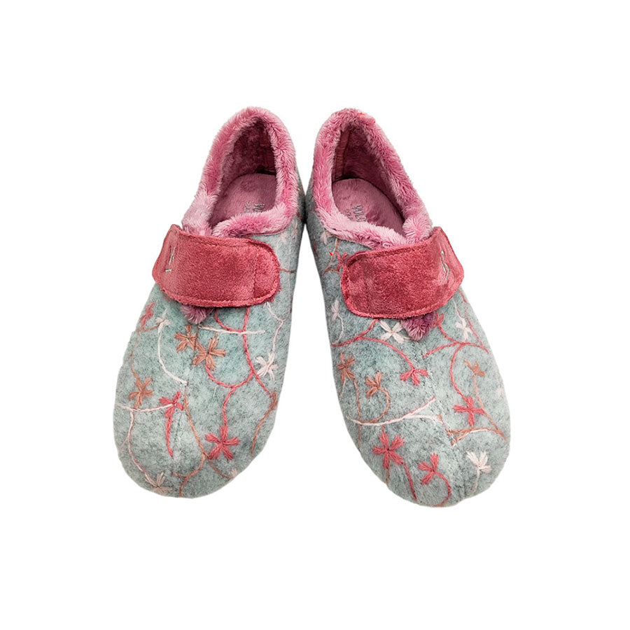 Zapatilla de andar por casa con velcro Vulca-Bicha