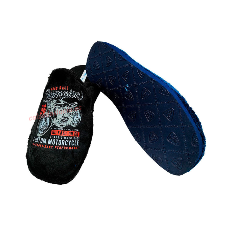 Pantufla casa hombre Andinas motos