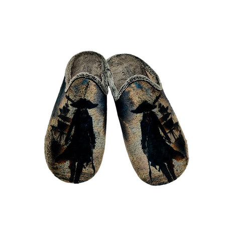Pantufla barco pirata para hombre