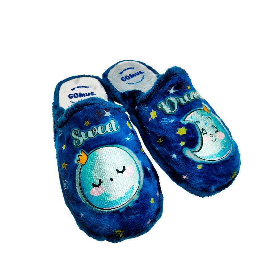 Zapatilla de casa luna de Gomus