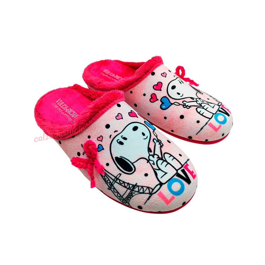 Zapatilla de casa perrito Love Vulca-Bicha niña