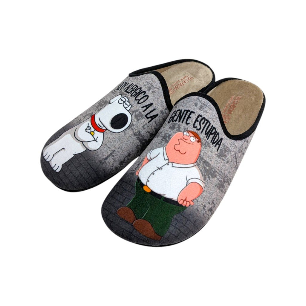 Detalle de la zapatilla aterciopelada acolchada de Vulca-Bicha