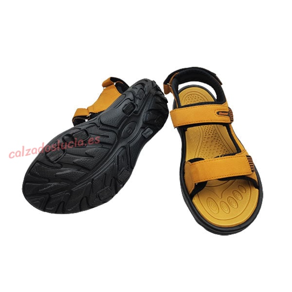 Sandalia de hombre con velcros