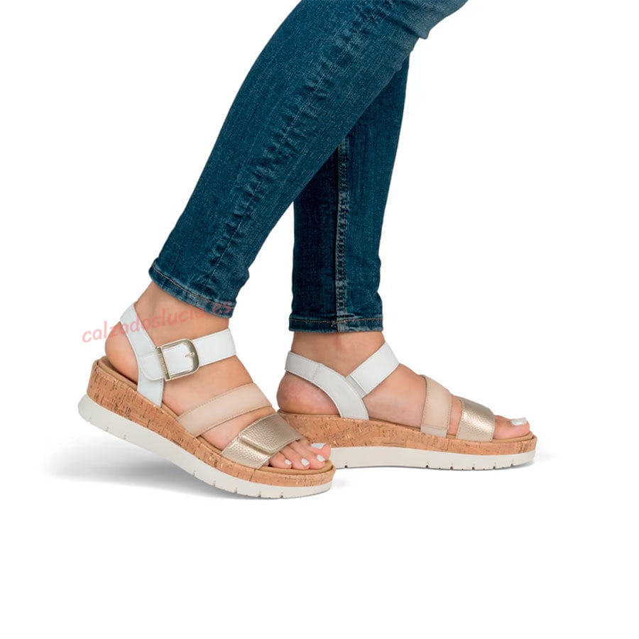 Sandalia de velcro para plantilla Remonte