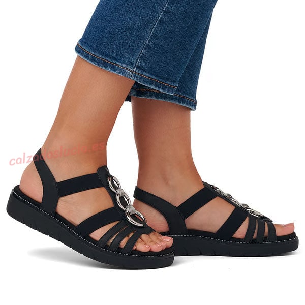 Sandalia vegana con plantilla extraíble por Remonte