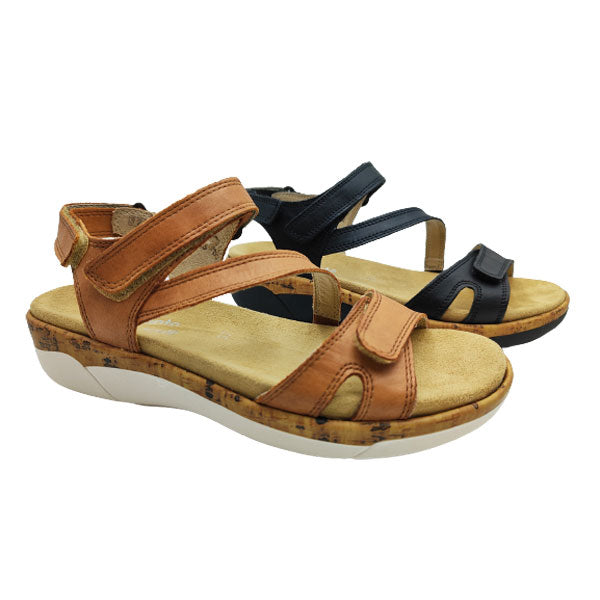 Sandalia tiras de velcro para mujer