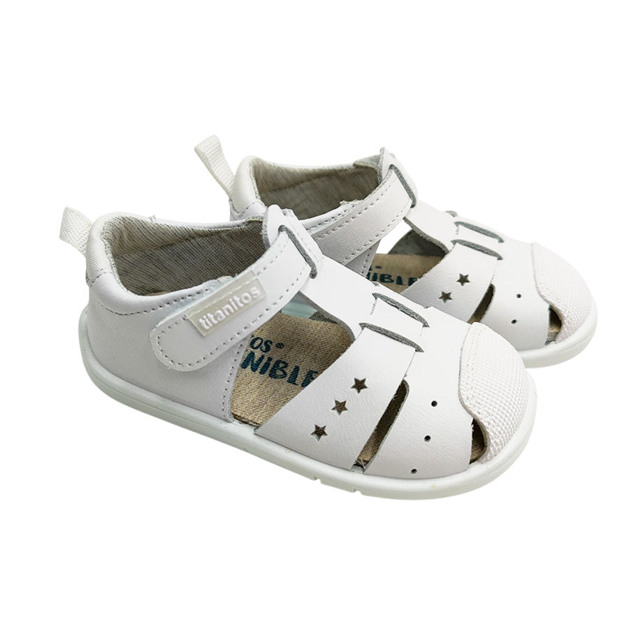 Sandalia Fabi en blanco Titanitos