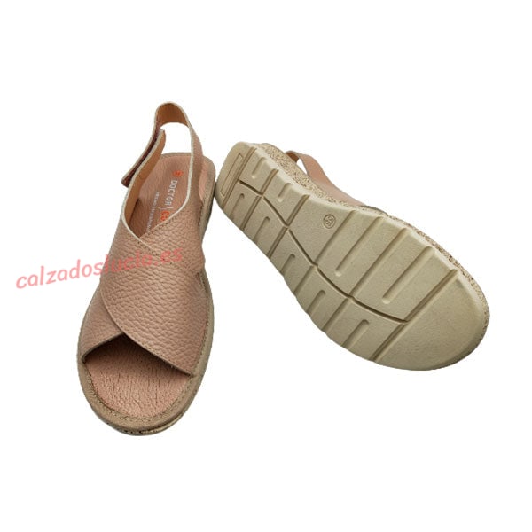 Sandalia nude Doctor Cutillas mujer