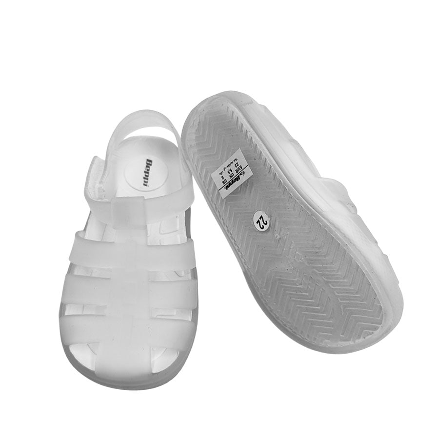 Sandalia de goma Beppi transparente