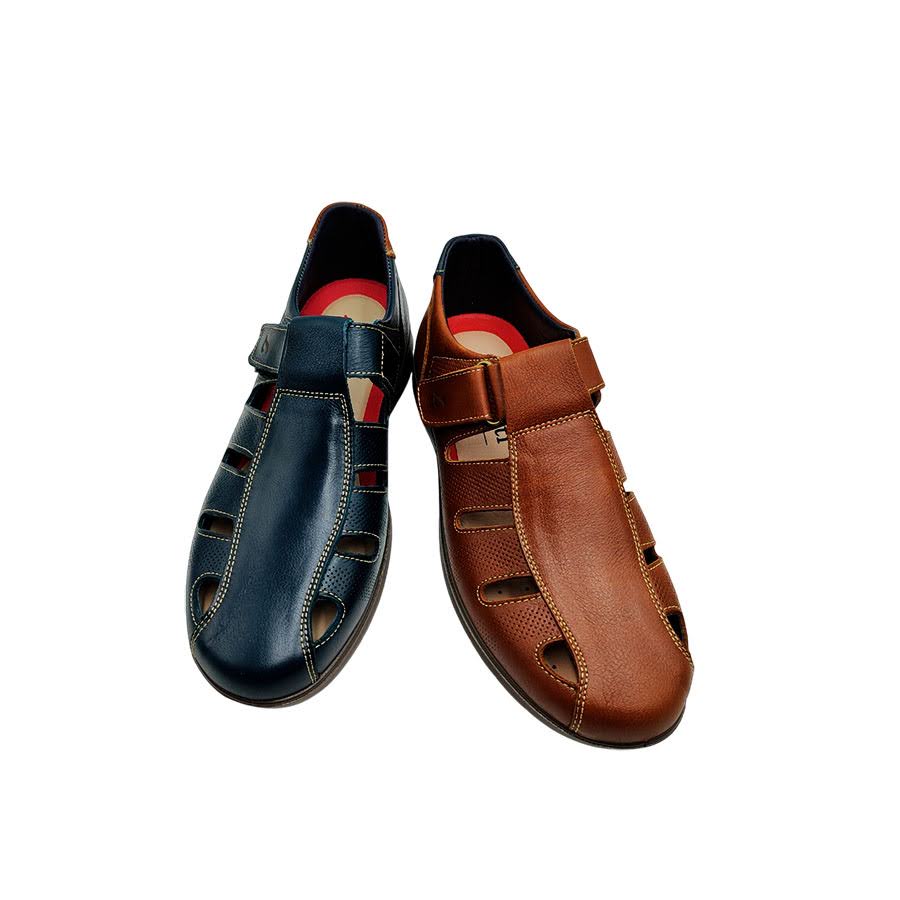 Sandalia Luisetti en piel napa para hombre