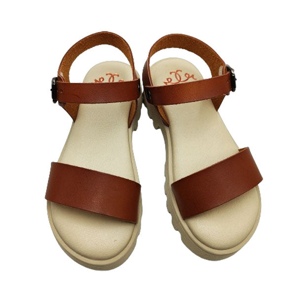 Sandalia Indira con banda fina en el empeine