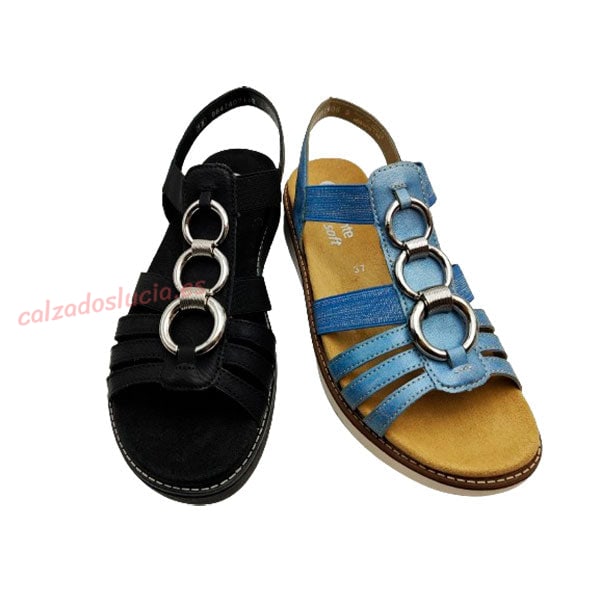 Sandalia vegana con plantilla extraíble por Remonte