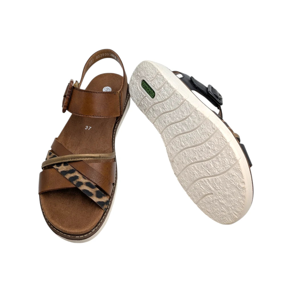 Sandalia animal print de Remonte