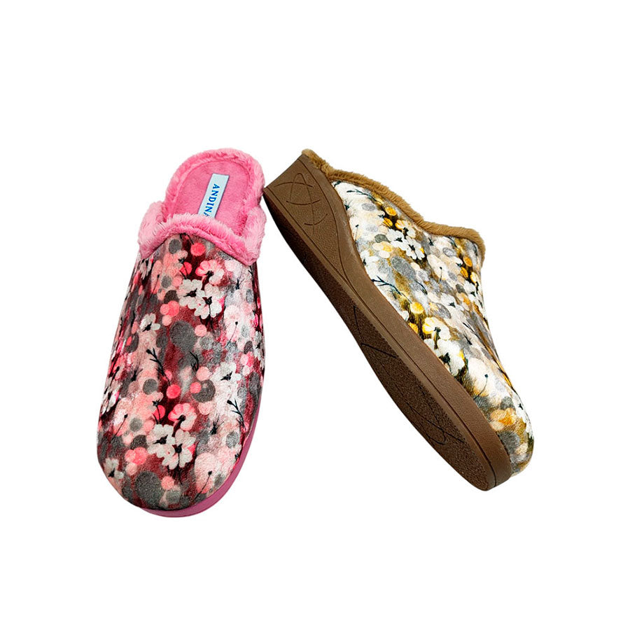 Zapatilla casa abierta talón con cuña Andinas