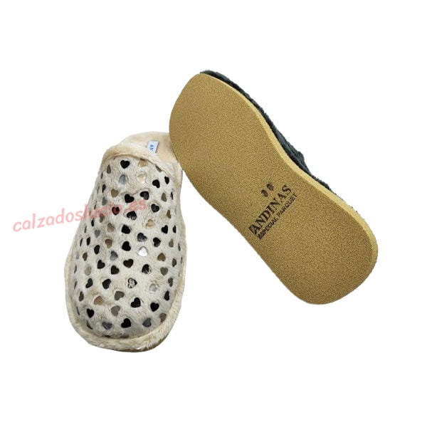 Zapatilla de casa elegante para chica