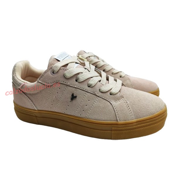 Tenis color maquillaje modelo Yumas Kiss