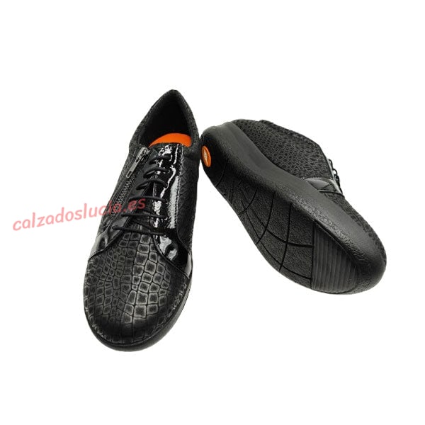 Zapato Cutillas cordones y cremallera