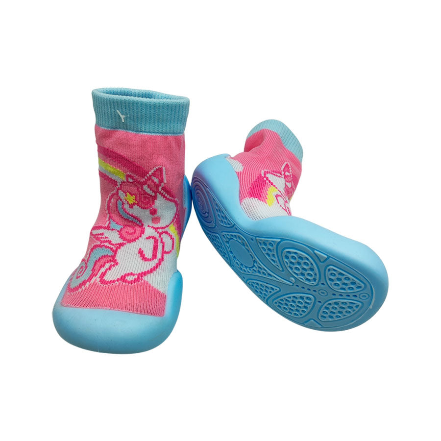 Calcetín con suela de goma respetuoso Beppi niña