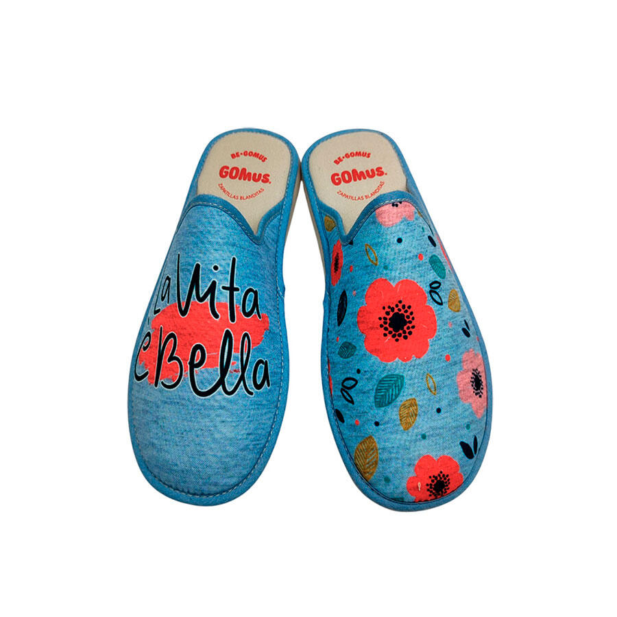 Zapatilla de casa de verano con puntera cerrada Gomus 674